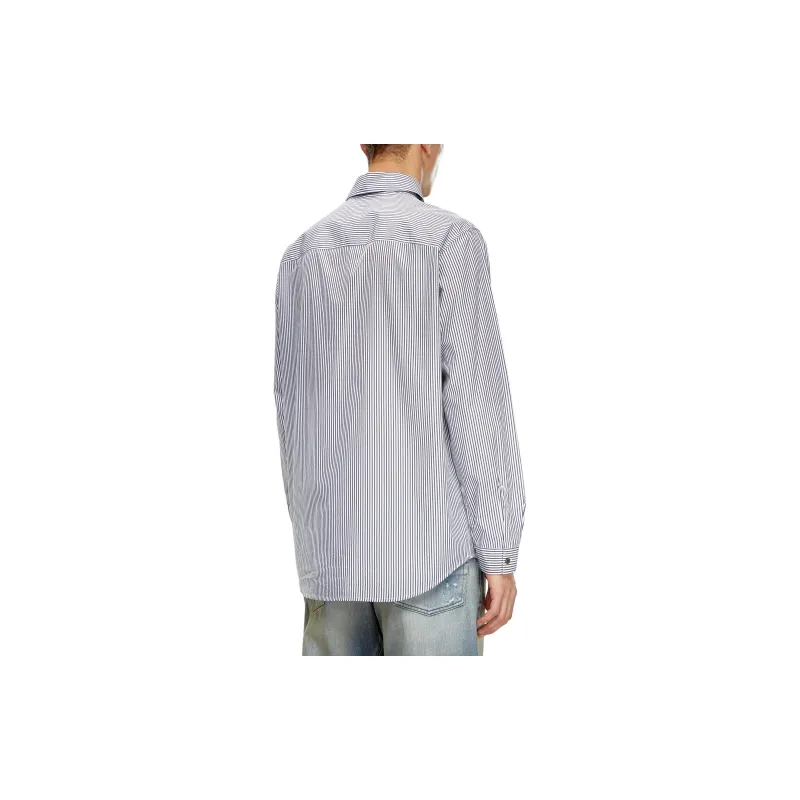 DIESEL S Simply E Striped Long Sleeved Shirt-2