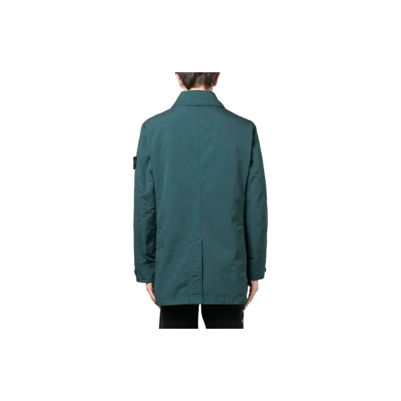 STONE ISLAND Coats Men Green-2
