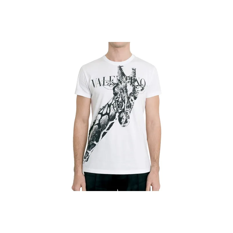 Valentino T Shirts Men White-1