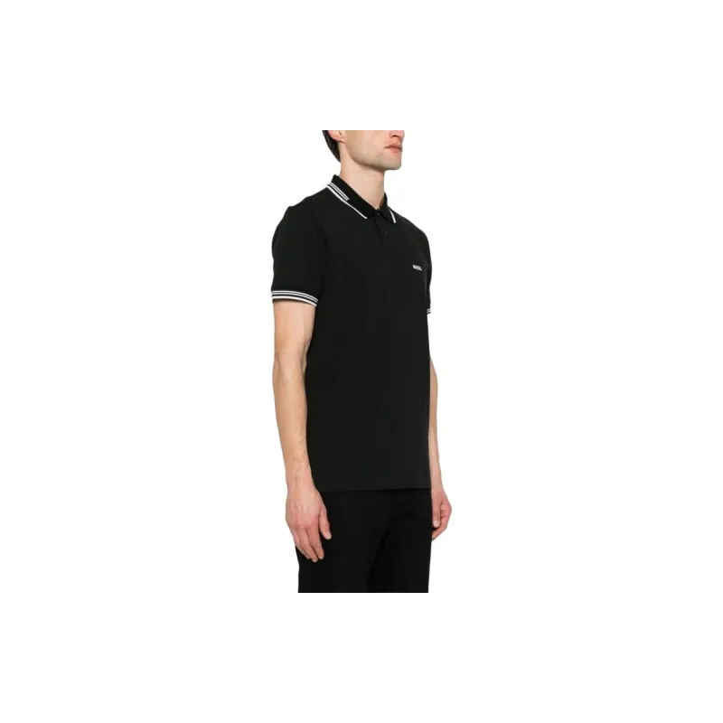 HUGO BOSS Logo print Polo Shirt-4