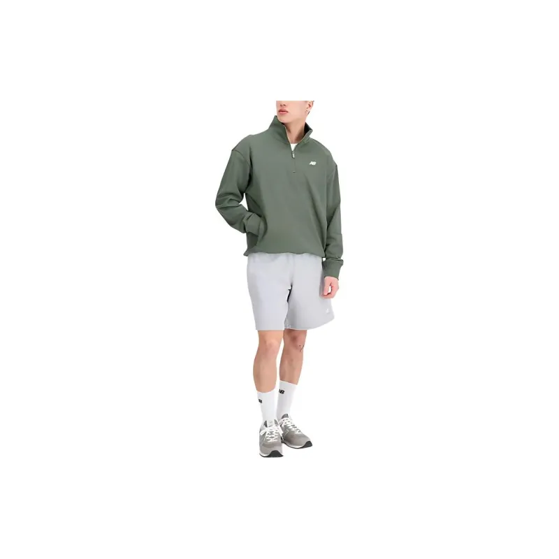 New Balance Athletics Remastered Sweatshirt Men's Dark Olive Green-2