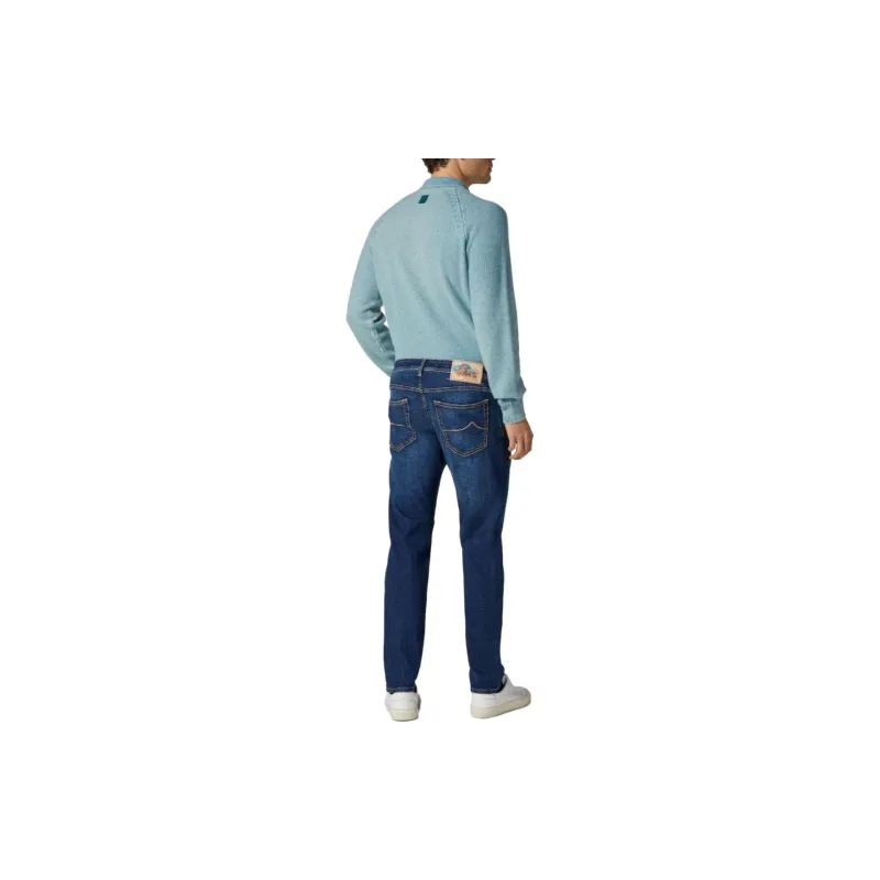 JACOB COHEN Nick Slim Grand Tour Rome Medium Blue Comfort Jeans Jeans Men's Blue-1