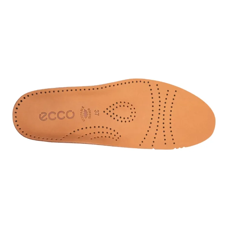 Ecco Cow Leather Textile Insoles Unisex Brown-1