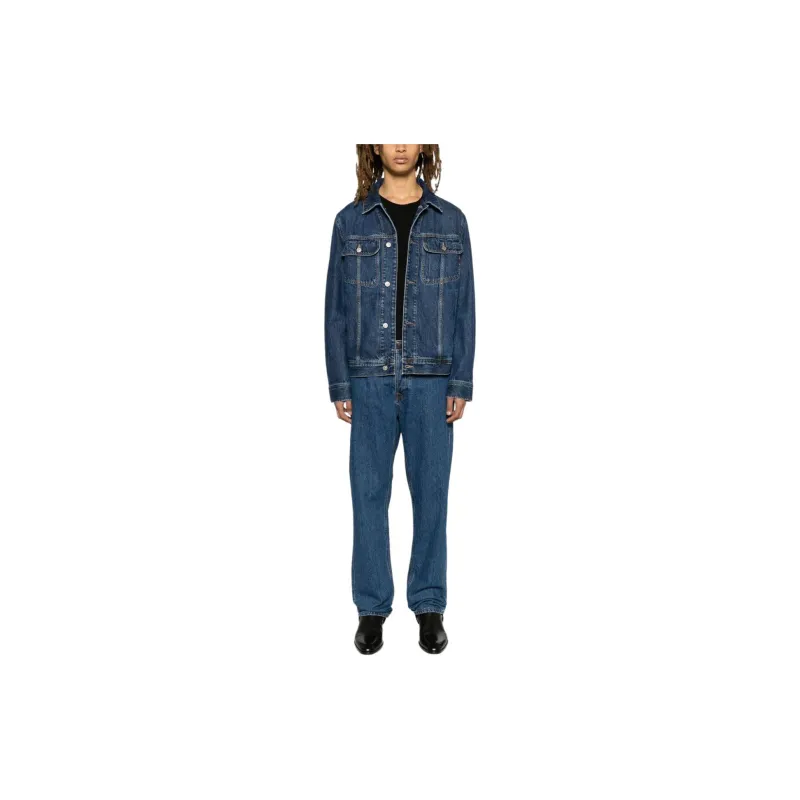 DIESEL D Barcy Logo Embroidered Denim Jacket-1
