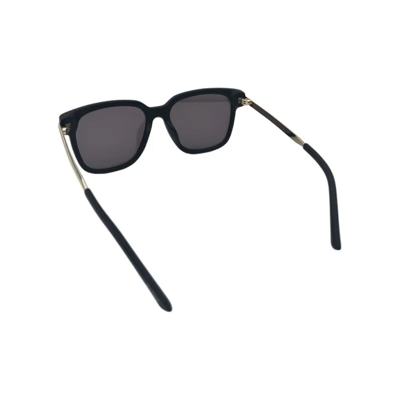 BONNIECLYDE Square Sunglasses Unisex Black-2