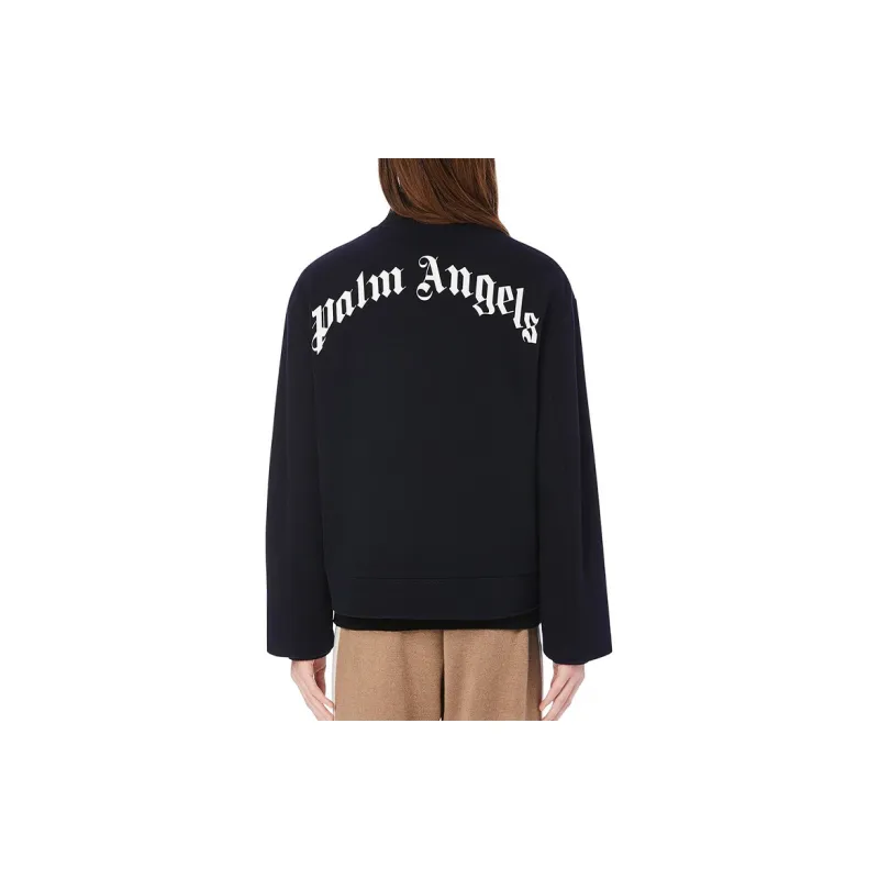 PALM ANGELS Jackets Men Blue Brown-3