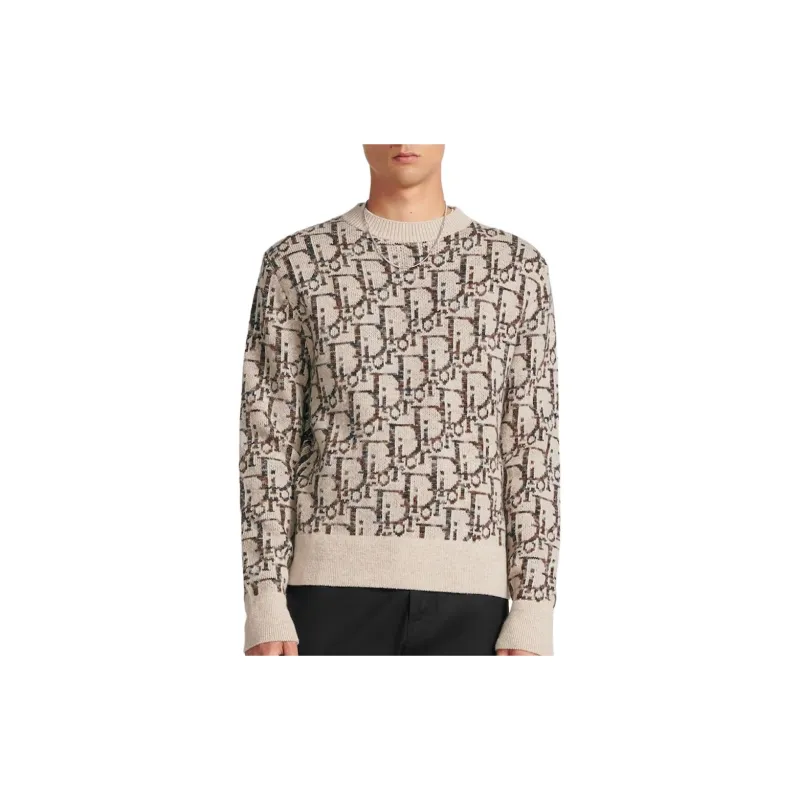 DIOR Monogrammed Intarsia Sweater-3