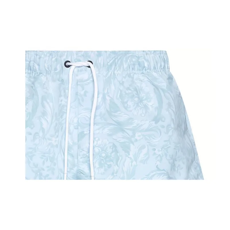 VERSACE Barocco-Printed Drawstring Swim Shorts-3