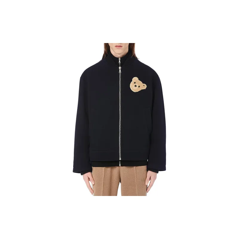 PALM ANGELS Jackets Men Blue Brown-2