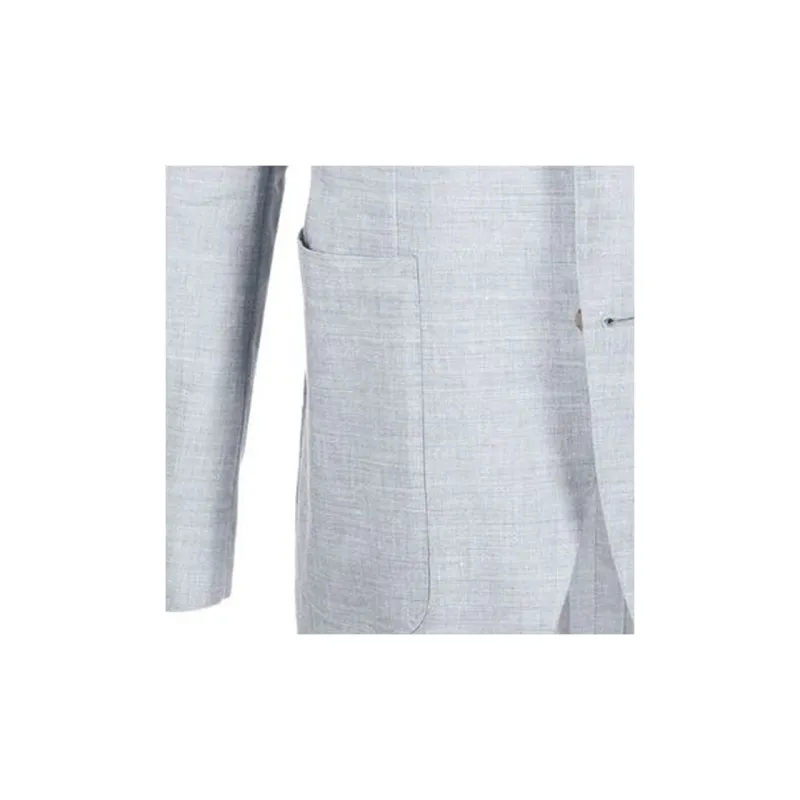 Canali Single breasted Linen wool Blazer-5