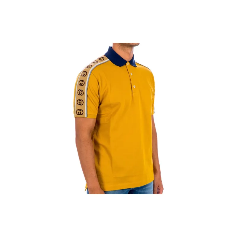 GUCCI Polo Shirts Men Orange-3