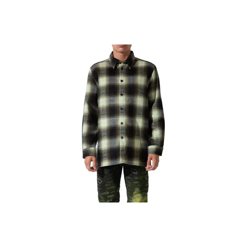 Givenchy Classic Fit All Over Print Long Sleeve Overshirt-4