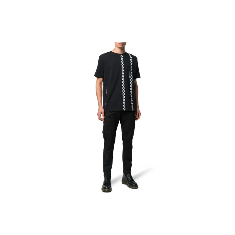Moncler X Fragment Hiroshi Fujiwara Racing Stripe T Shirt-1