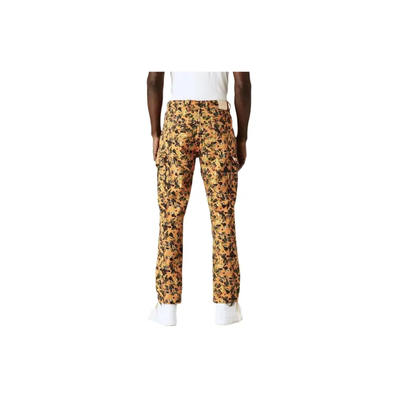 PURPLE BRAND Graphic print Cargo Trousers-2