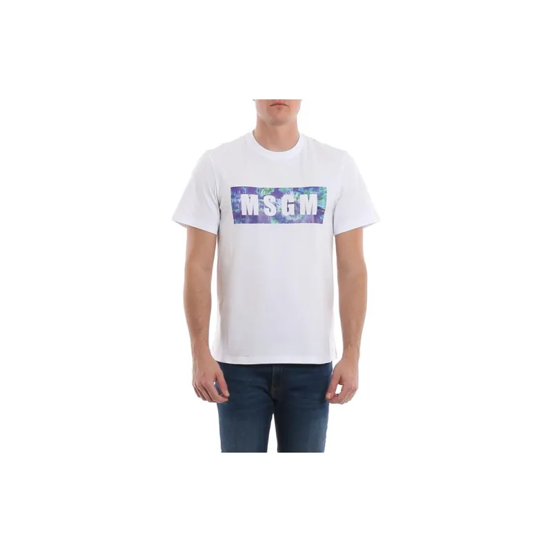 MSGM T Shirts Men White-3