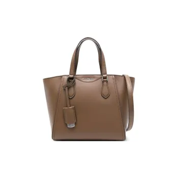 MICHAEL KORS TARYN Calfskin Handbag Small Size Unisex Brown