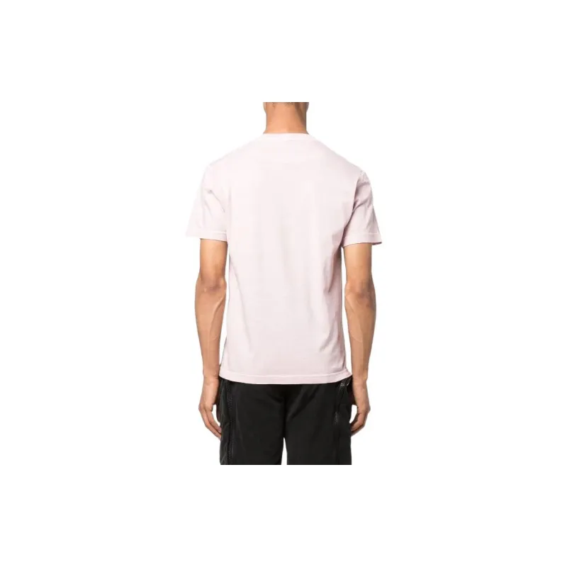 STONE ISLAND T Shirts Men Pink-3