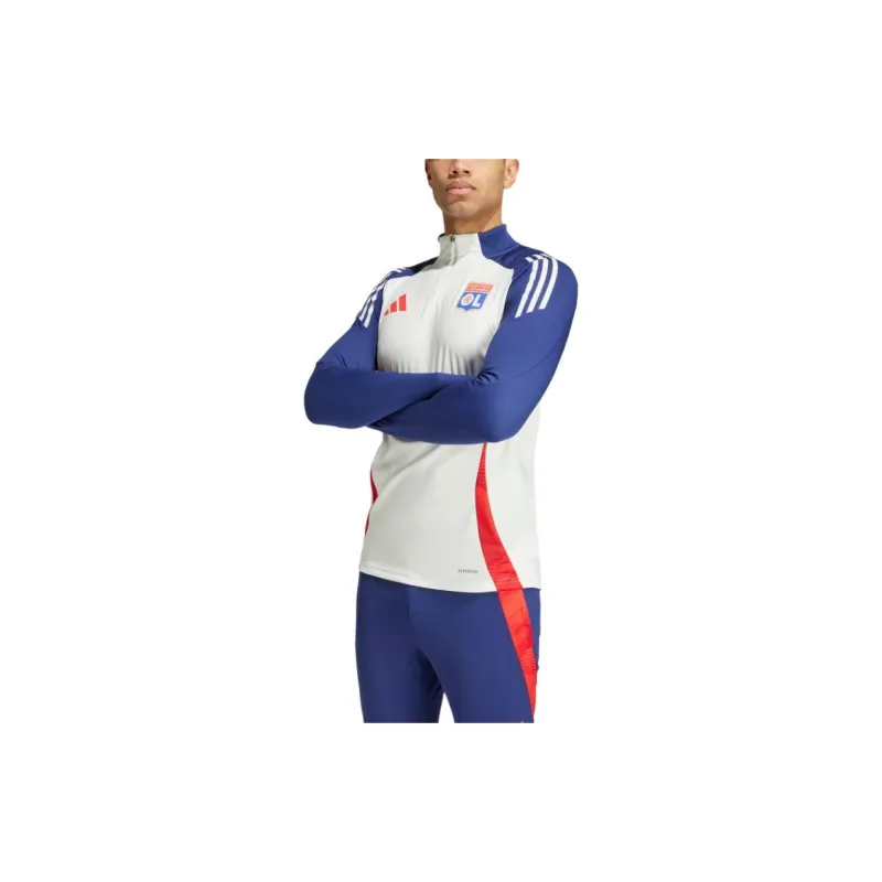 Adidas SS24 Olympique Lyonnais Tiro Training Top Jackets Coats Men's White-1