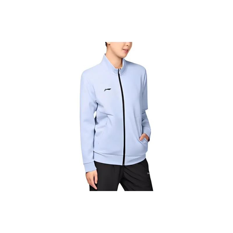 LiNing Sweatshirt Unisex Black Water Blue-1