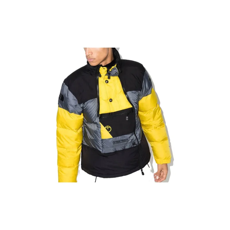 THE NORTH FACE Down Jackets Men Black Gray Yellow-2