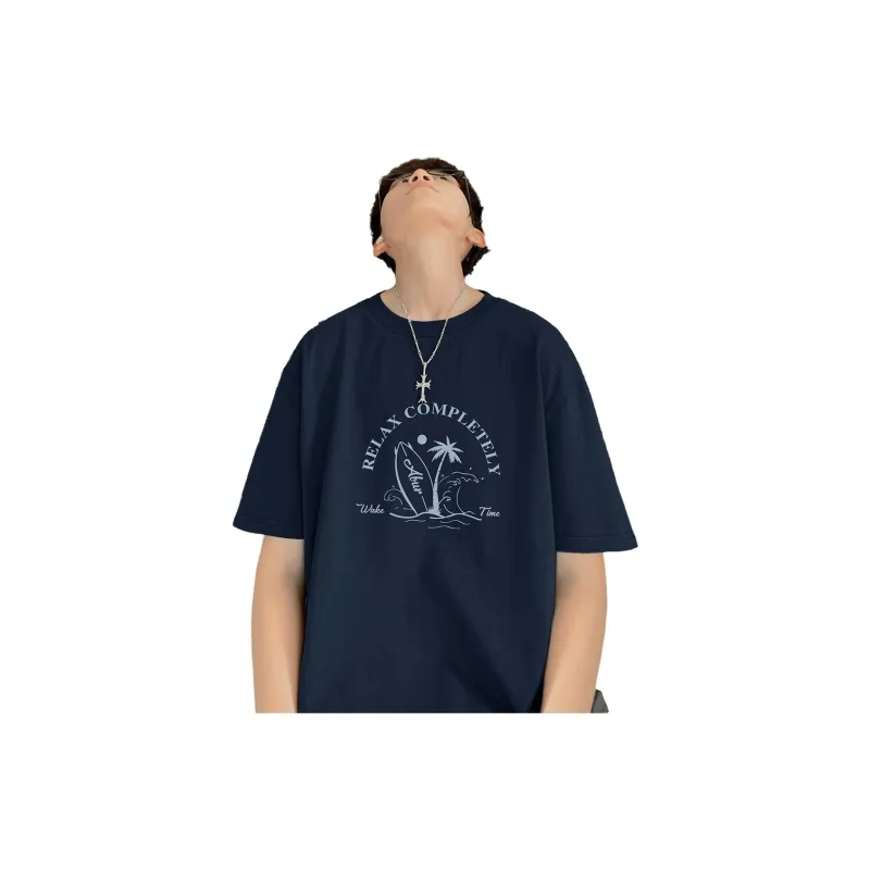 Tonlion Short Sleeved T Shirts Men's-1