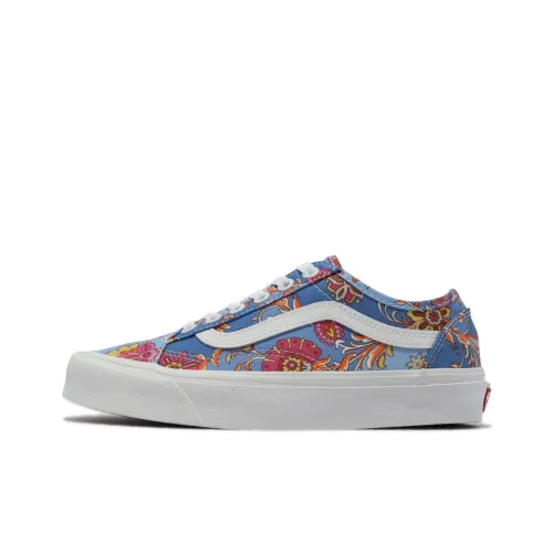 Vans Old Skool Wear Resistant Low Top Skateboard Shoes Women's Blue