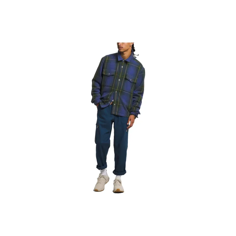 THE NORTH FACE Check pattern Button up Shirt Jacket-1