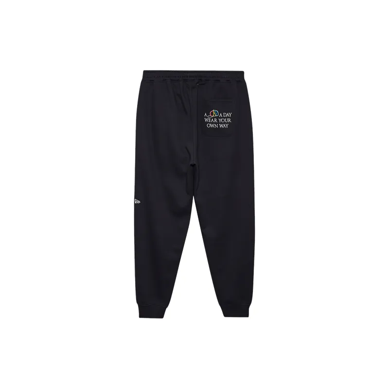 New Era Elastic Cuff Casual Pants Unisex-3