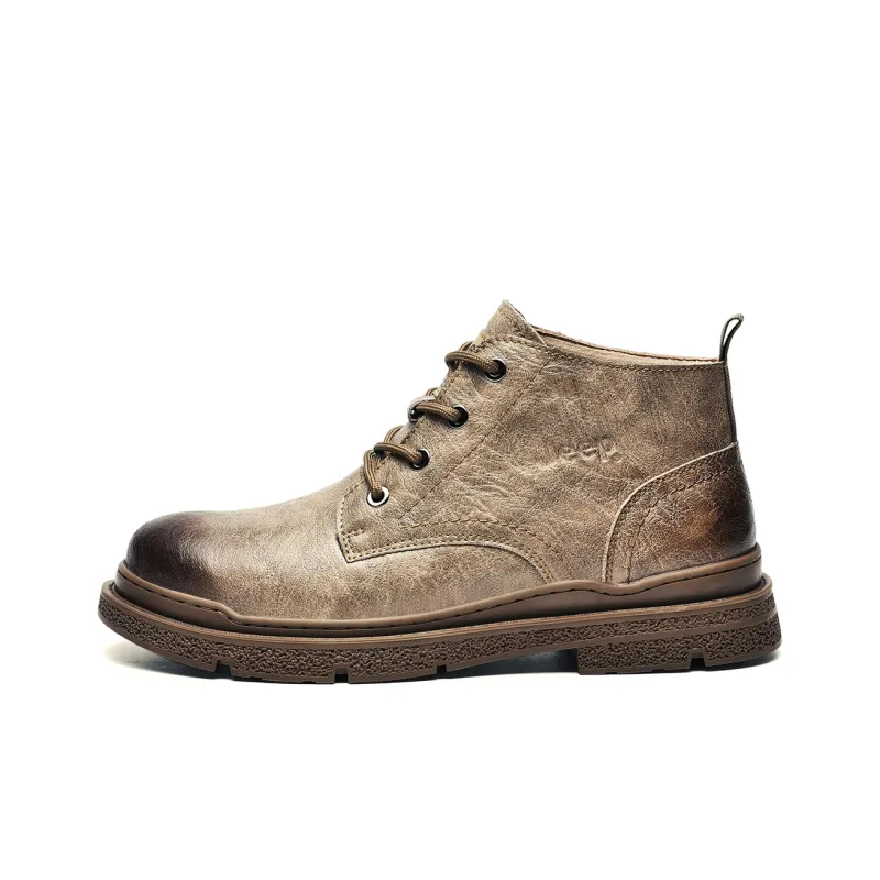 Jeep Martin Boot Men's Light Brown-1