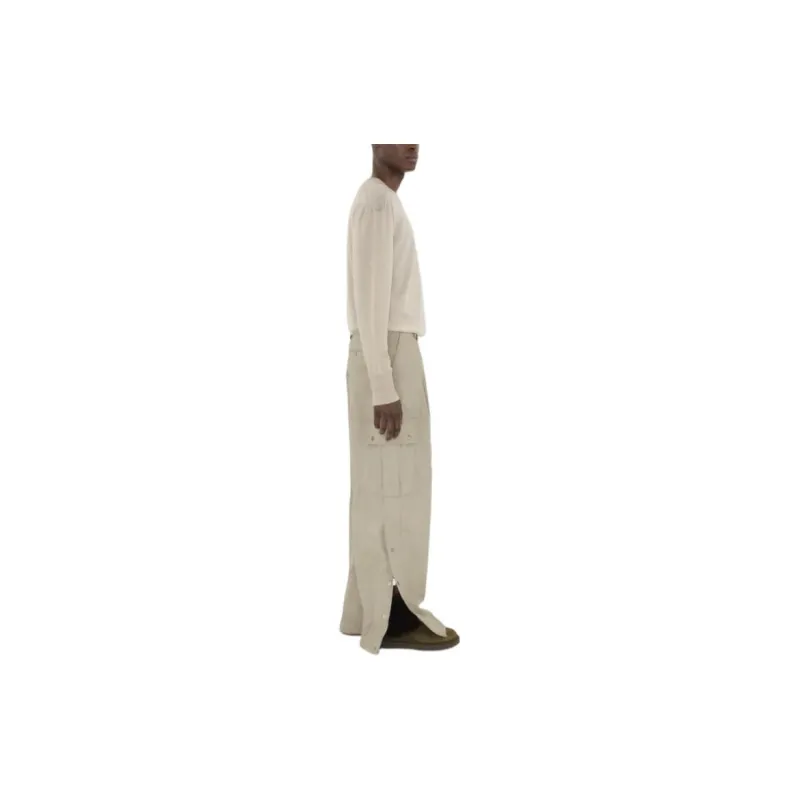 Burberry Wide Leg Cargo Trousers-4