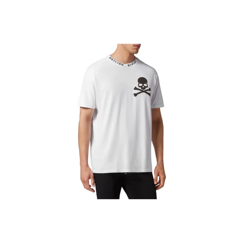 PHILIPP PLEIN Skull print Cotton Polo Shirt-3