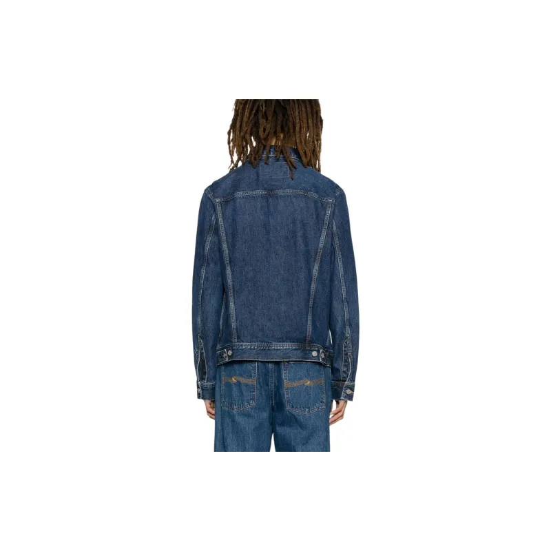 DIESEL D Barcy Logo Embroidered Denim Jacket-2