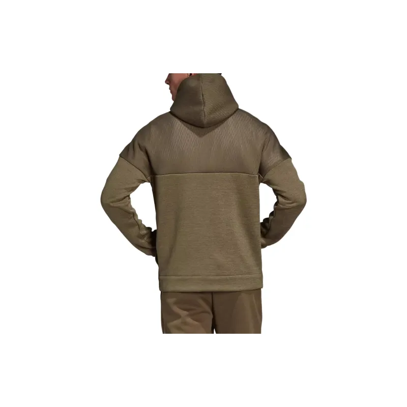 Adidas Fashion Sports Knitted Hooded Jackets Coats Men's Khaki-2