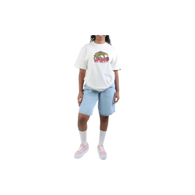 Vans Fiery Friend T-Shirt Men's White-3
