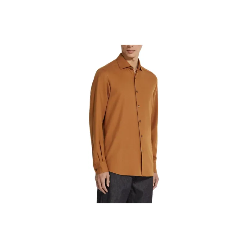 Ermenegildo Zegna Cashco Long Sleeved Shirt-1