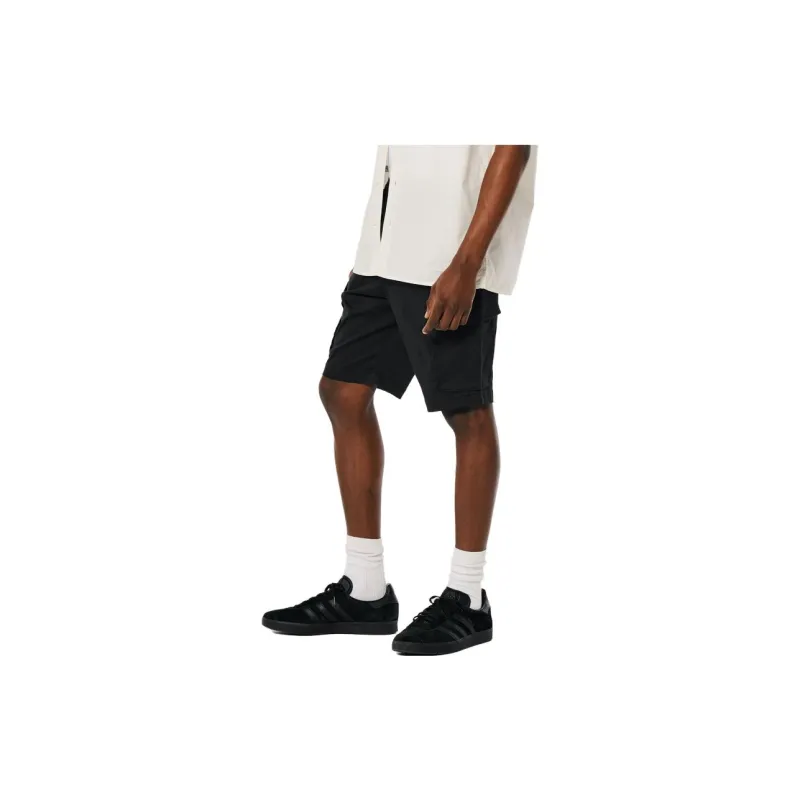 Hollister Cargo Shorts Men Black-2