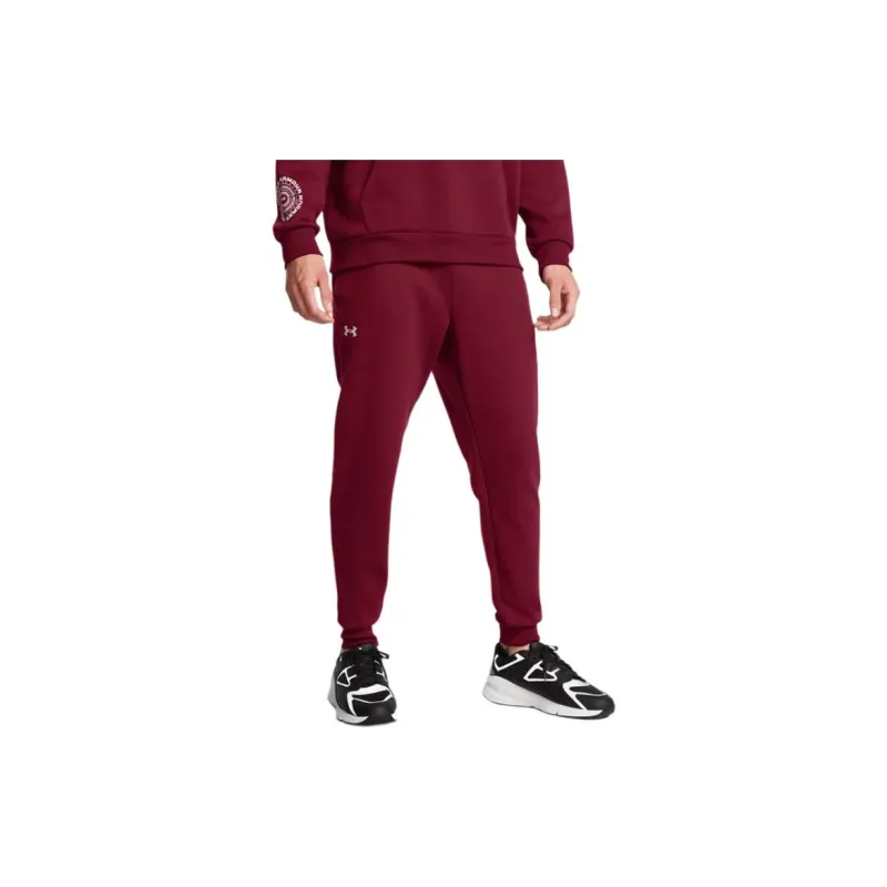Under Armour Rival Fleece Knitted Sweatpants Men's Red-2