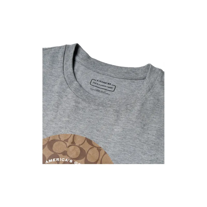 COACH T Shirts Men Gray-2
