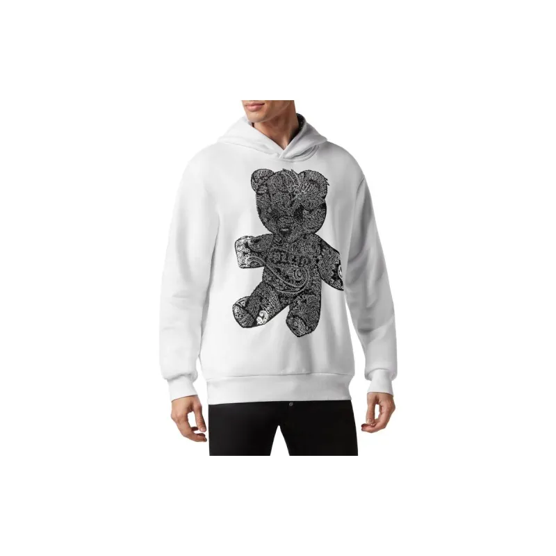 PHILIPP PLEIN Paisley Teddy Bear Hoodie-2