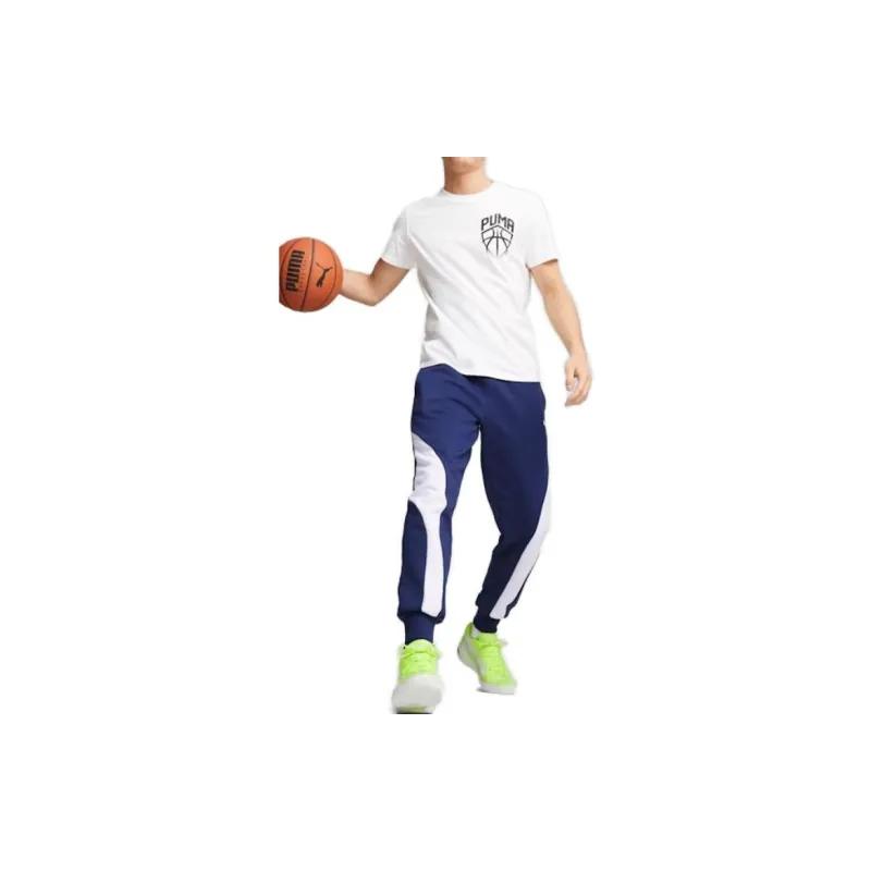 PUMA Blueprint Formstrip Basketball Shorts Men Blue-2