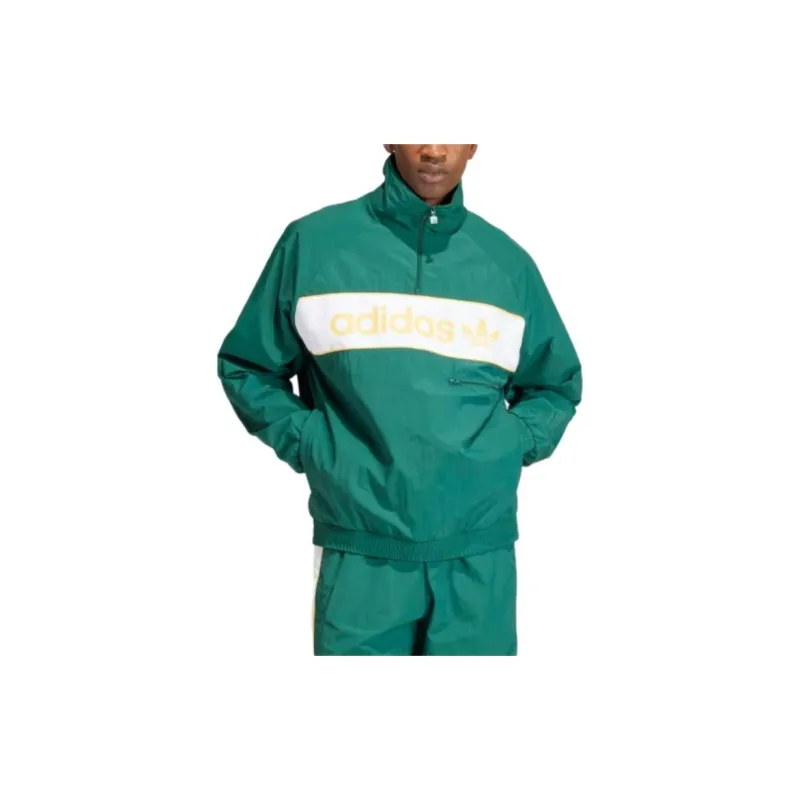 Adidas Contrasting-panel Windbreaker Jacket-1