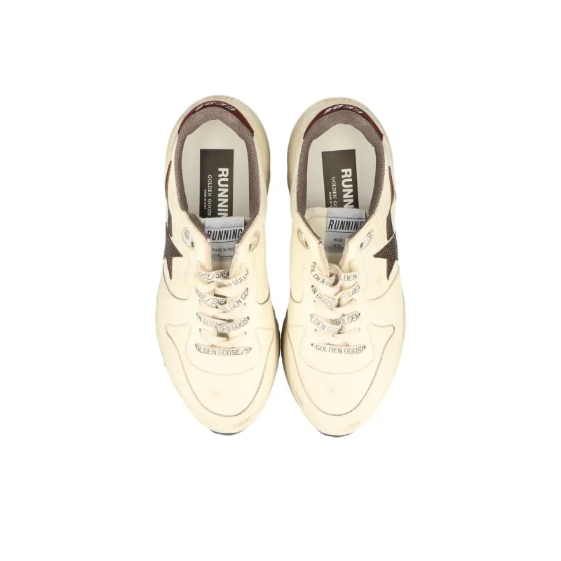 Golden Goose Running Sole Low Top Casual Shoes Women's Beige-4