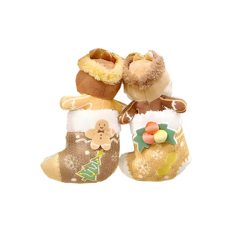 Disney Shanghai Disney Christmas Collection Chip 'N Dale Dolls Plush Pendant 17cm Height-1