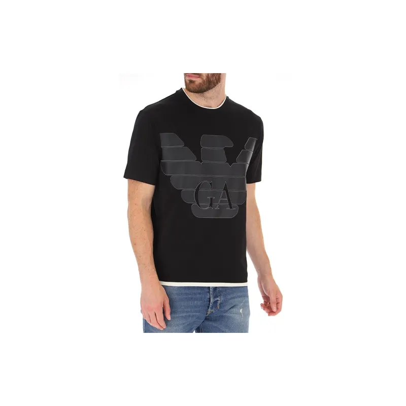 EMPORIO ARMANI T Shirt Men's Navy Blue-4