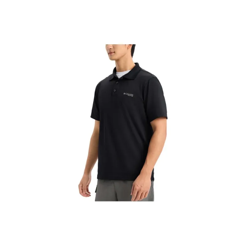 Columbia Polo Shirt Men's Black-2