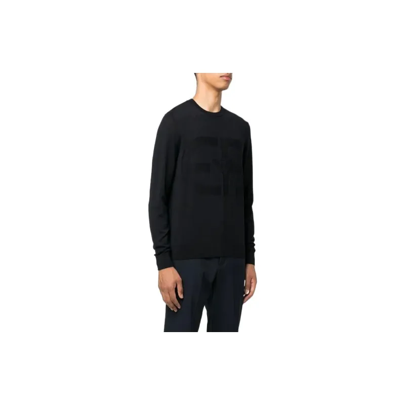EMPORIO ARMANI Sweaters Men Black-2