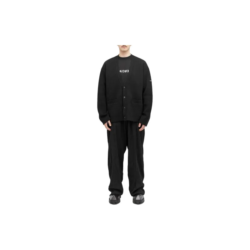 Balenciaga Knitwear Loose Fit Style Men's Black-1