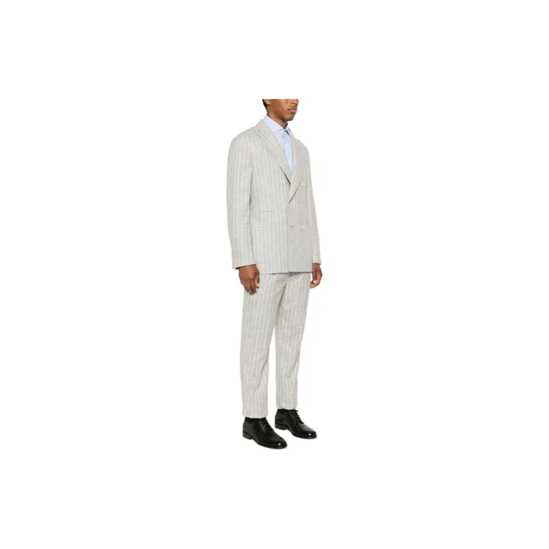 Brunello Cucinelli Striped Two Piece Tailored Suit-1
