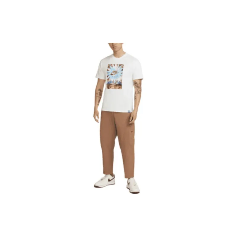 Nike T Shirts Men White-2
