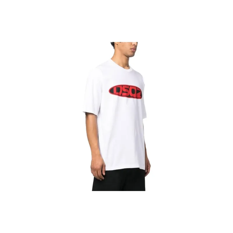 DSQUARED2 Logo print Short sleeve T shirt-2